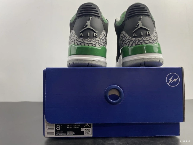 Cheap TBK Air CT8532-030 Green Jordan 3 Pine 0808